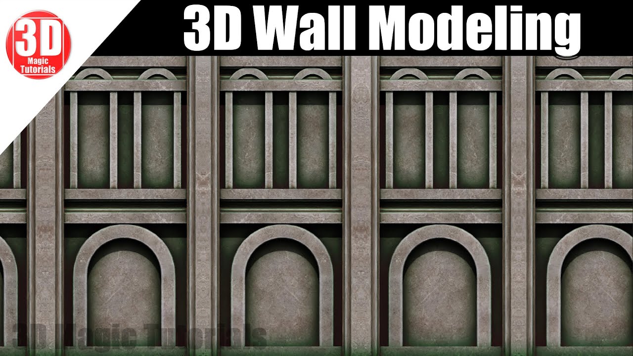 Simple 3D Wall Modeling in Blender 2.91
