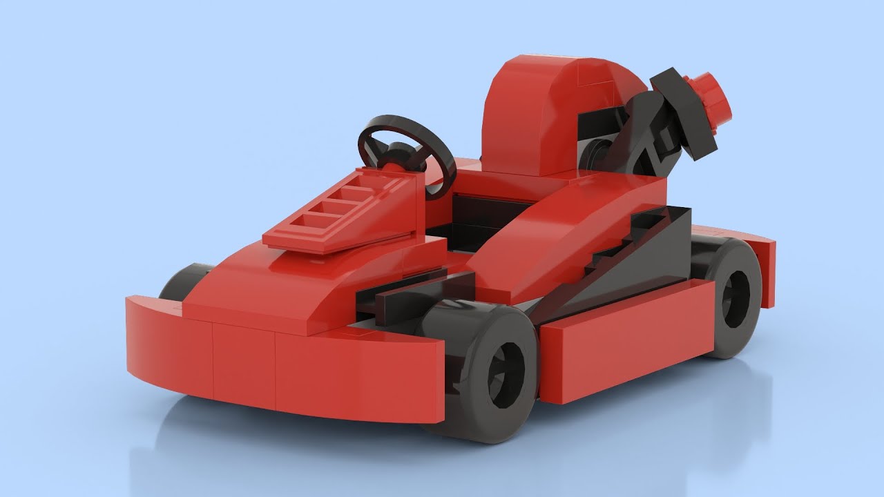 LEGO  Red Racer Go Kart 🏎️🧱 When Your Minifig Loves Speed Too 😂💥 