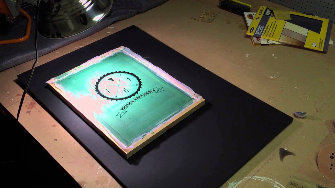Learning to Screen Print a T-Shirt Part 1