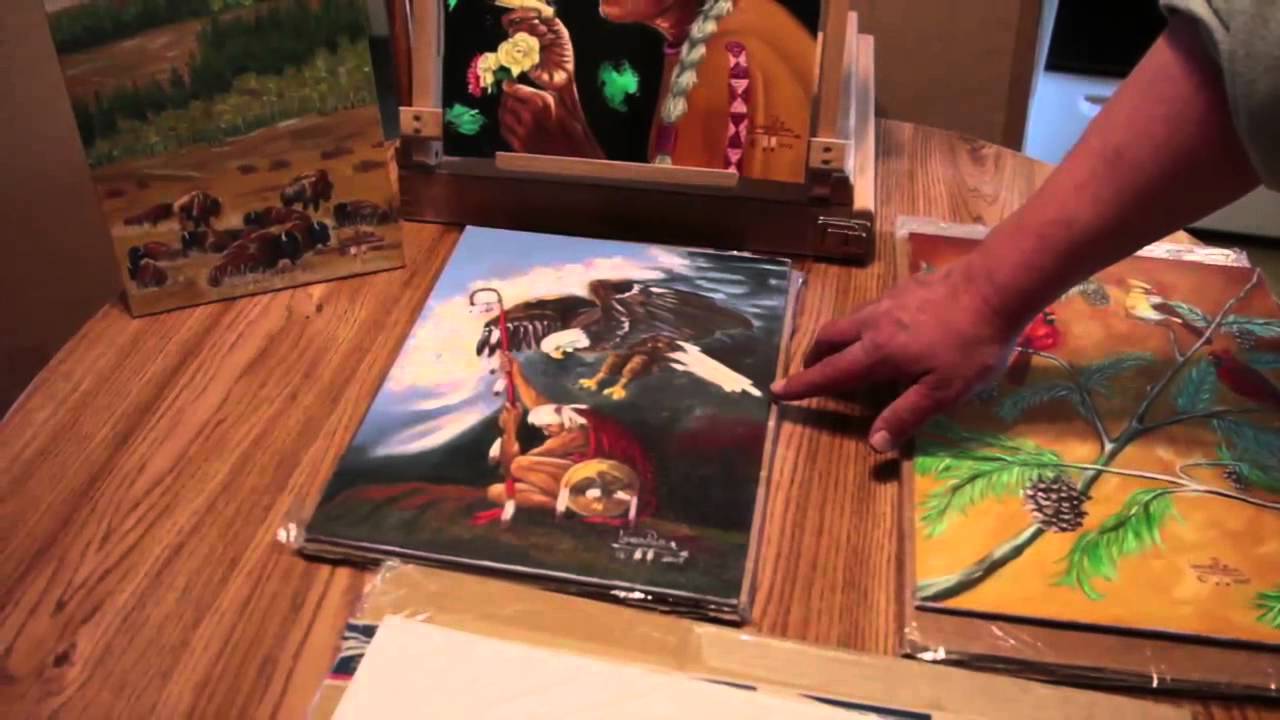 Leonard Peltier's paintings from prison