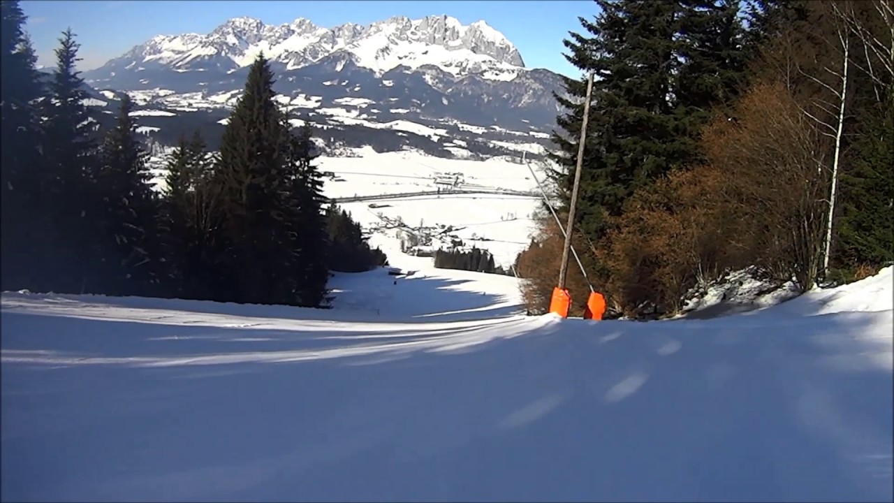 Afdaling St Johann Oberndorf Sauregg afdaling 10 februari 2017