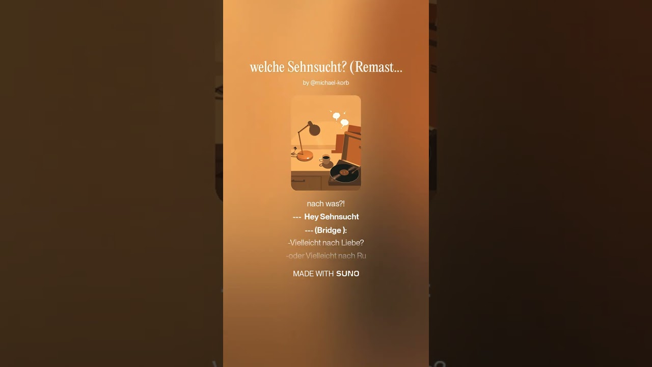 Sehnsucht,    nach was?