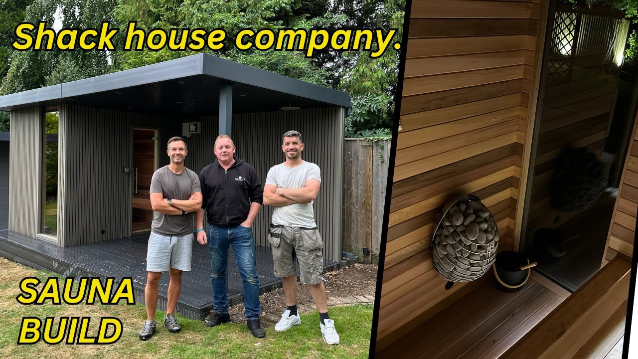 SAUNA Full build.  Shack House Company.