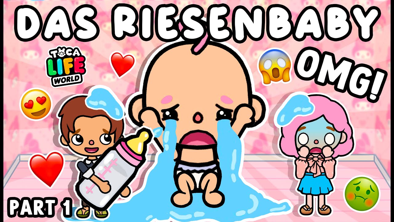 🍼👶🏻 GEBOREN ALS DAS GRÖSSTE UND STÄRKSTE BABY 👶🏻 STARKES MÄDCHEN STORY  🍼 DEUTSCHE TOCA BOCA PART 1