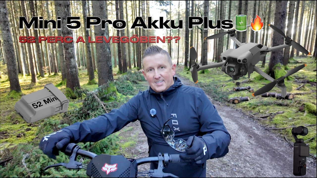 DJI Mini 5 Pro Akku Plus – Tényleg tudja az 52 percet?? 🔋🔥