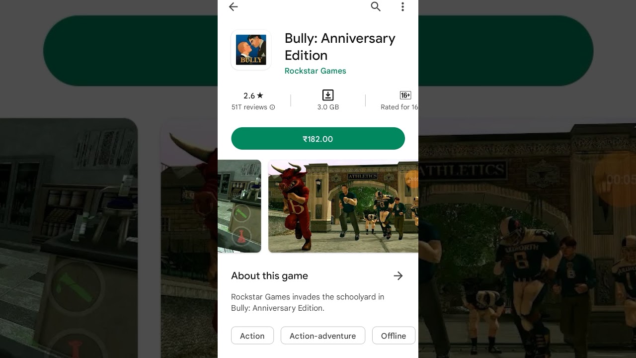 best game Bully: Anniversary Edition game