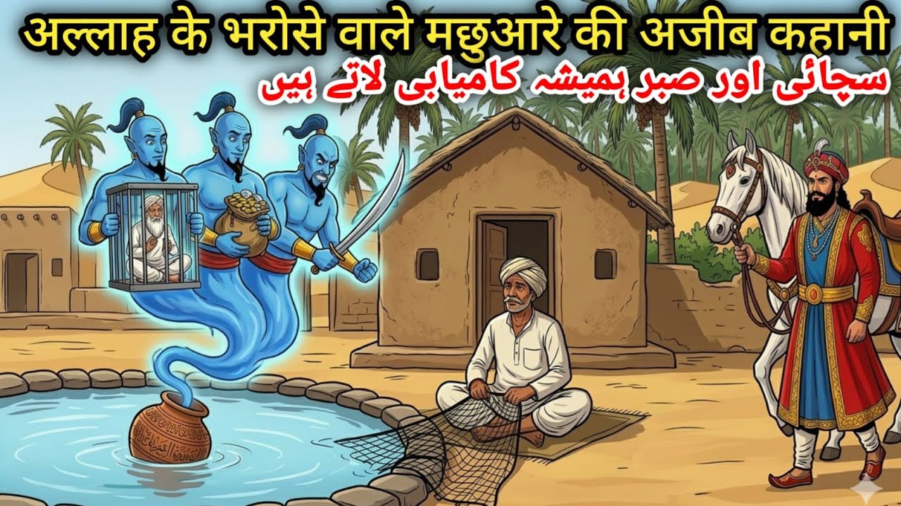Gareeb Machware Aur Jin Ki Surahi 😱 | Allah Par Bharose Ka Hairat Angeez Waqia”#IslamicStories