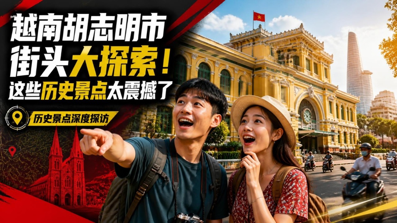 【胡志明市】越南胡志明市街头大探索！这些历史景点太震撼了🔥