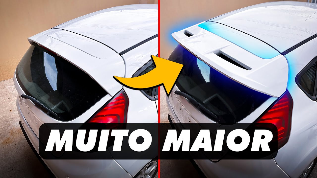 INSTALEI O AEROFÓLIO DO FIESTA ST - MUDOU DEMAIS A TRASEIRA! 🔥 💥