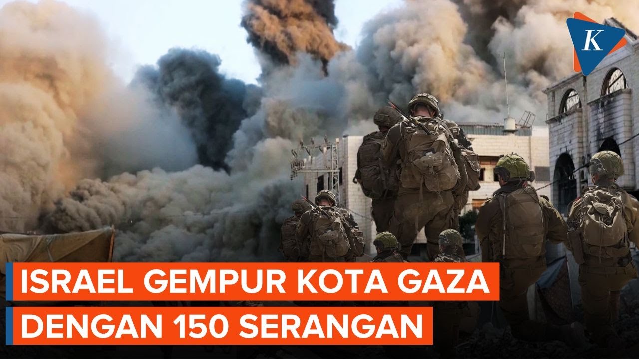 Israel Gempur Kota Gaza dengan 150 Serangan, Lumpuhkan Jaringan Komunikasi