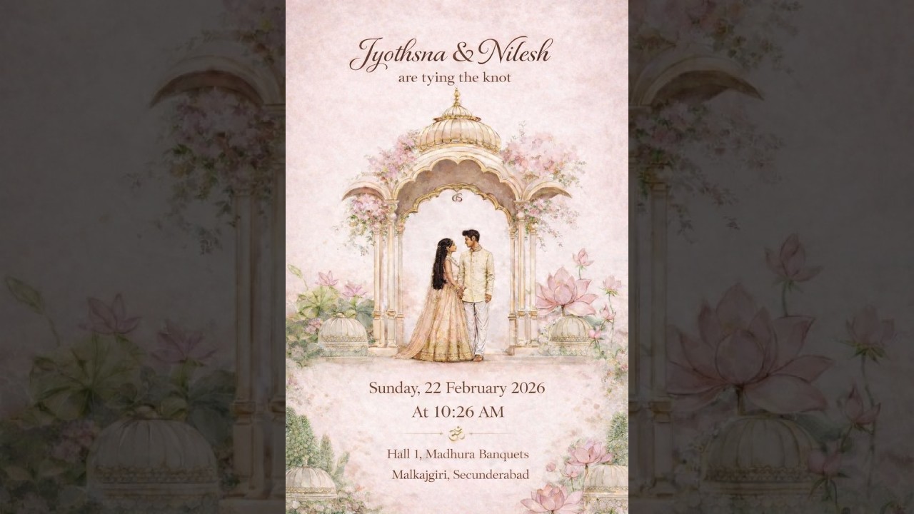 WEDDING || Jyothsna Nilesh || 22/02/2026 | #live