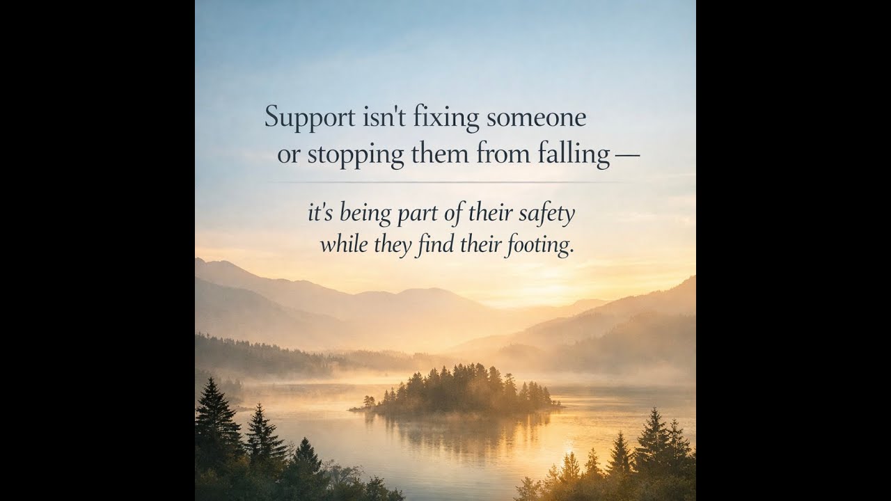 #12 - Episode 12 -Support - What it Really is - and why most of us NEVER learned it