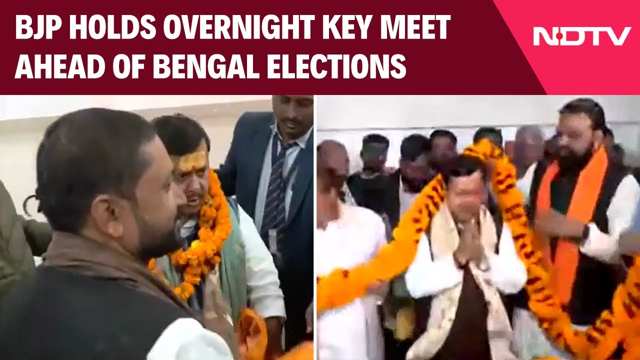 West Bengal Polls 2026 | Late-Night BJP Meeting Focuses On Bengal Booth-Level Plan