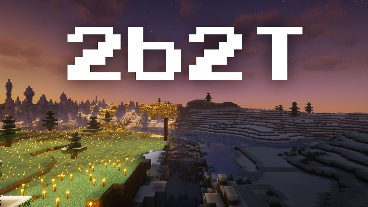Andei por 800 mil blocos no Servidor MAIS HOSTIL do Minecraft