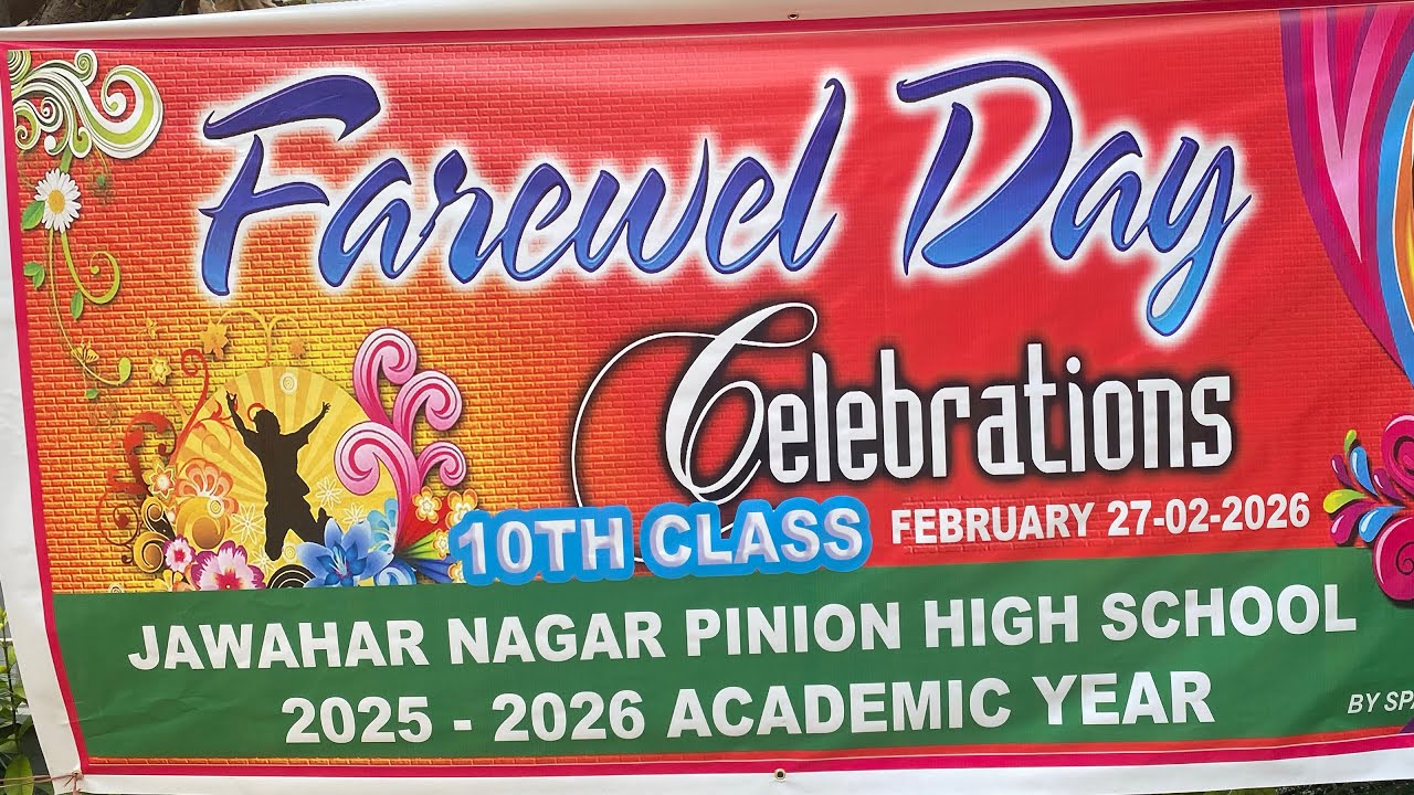 Wishing our Class X students great success in their future.Farewell – Academic Year 2025–26.