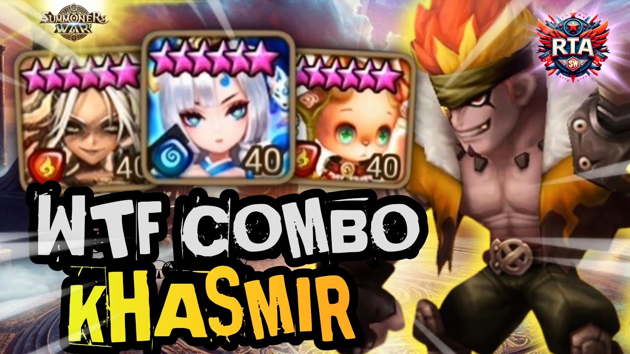 MAX DMG KASHMIR! THIS IS SO BROKEN - Summoners War RTA