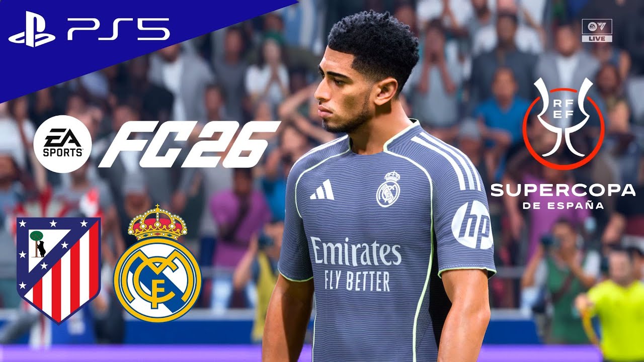 FC 26 - Atletico Madrid vs. Real Madrid - Supercopa de España 25/26 Full Match | PS5 [4K60 FPS]