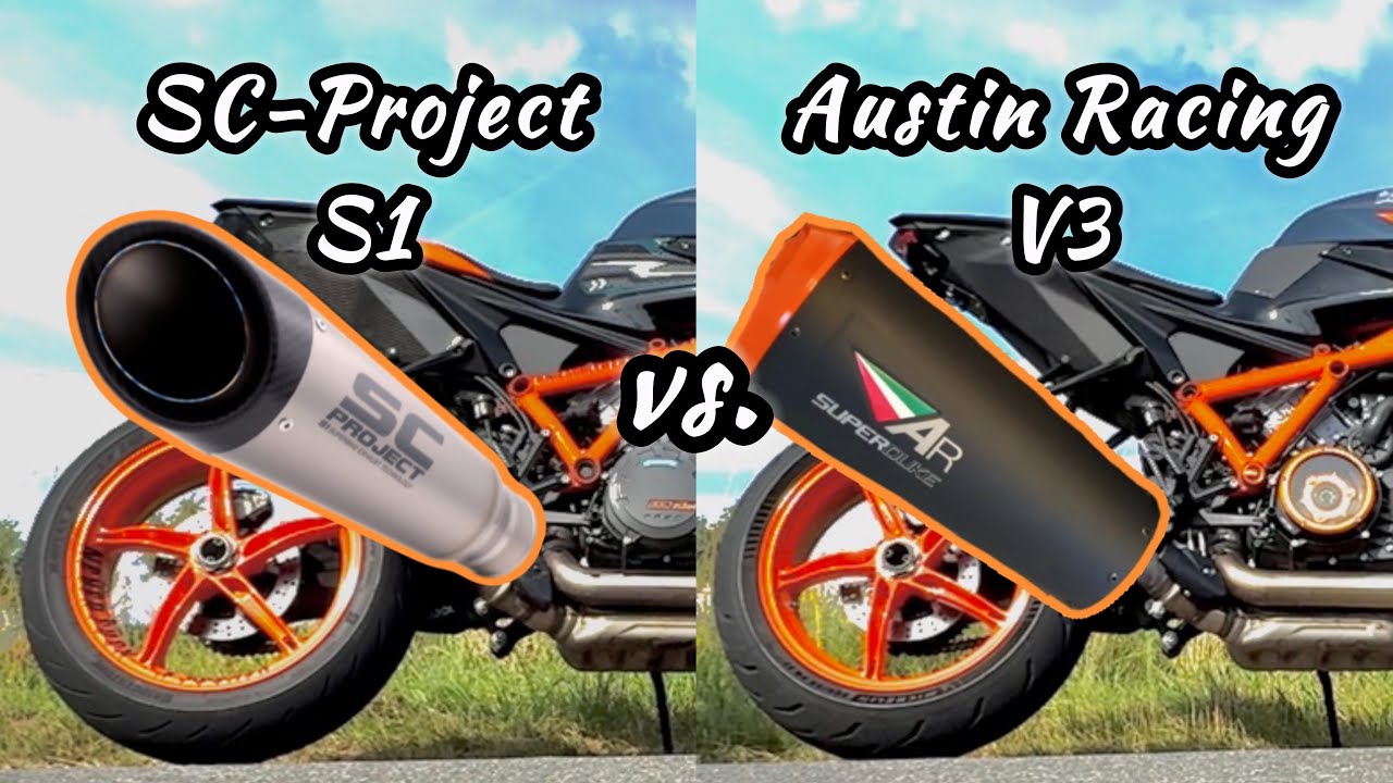 Austin Racing V3 vs. SC-Project S1 / KTM 1290 Superduke R