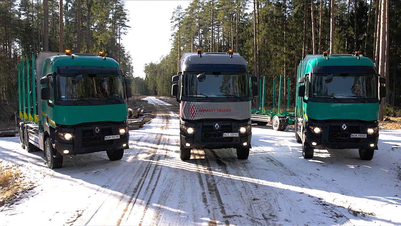 Renault Trucks K 520 6x4! Niezawodne samochody ciężarowe do transportu drewna!