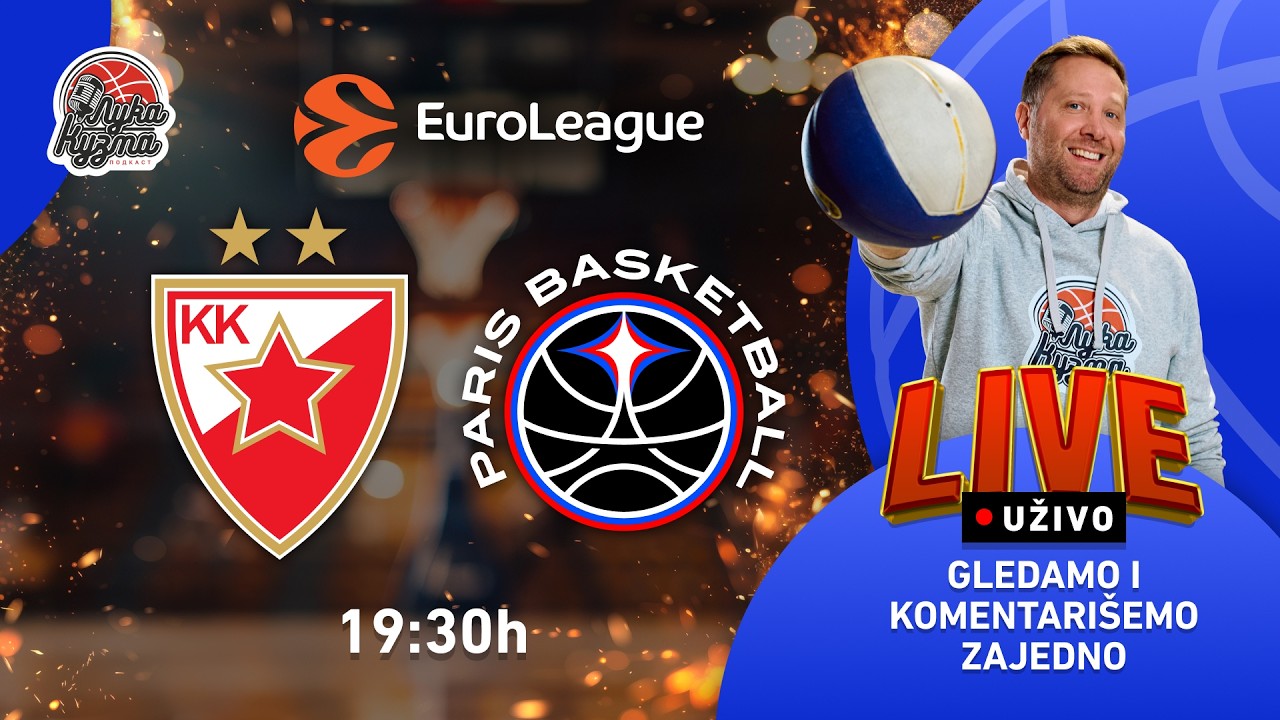 Crvena zvezda - Pariz | Evroliga 2026 LIVE