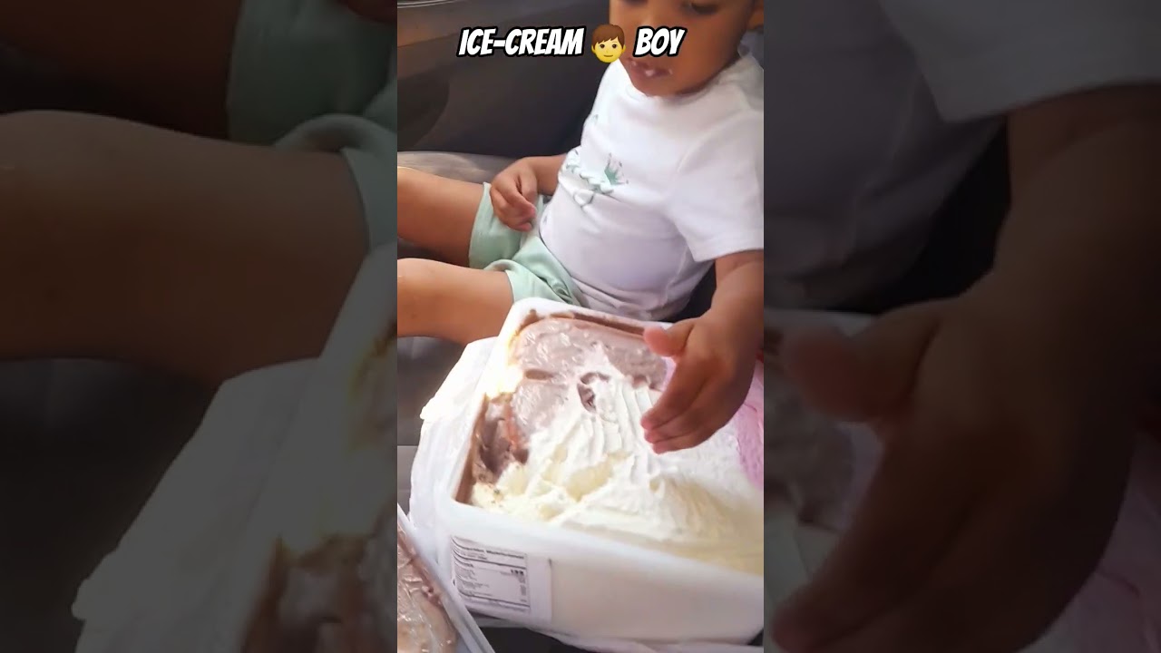 Baby Eating ice-cream 