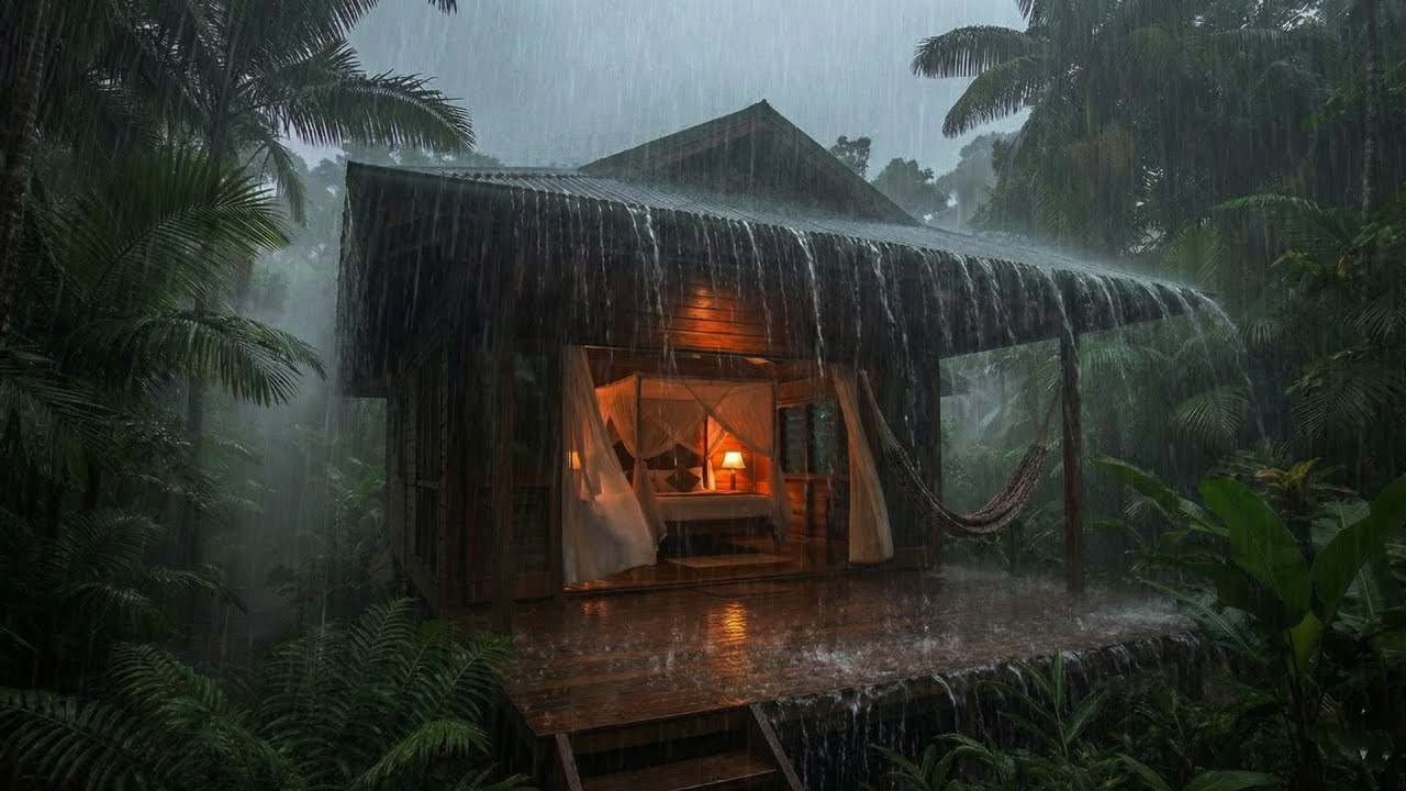 Continuous THUNDERSTORM Sounds will help you quiet the Mind and fall Asleep