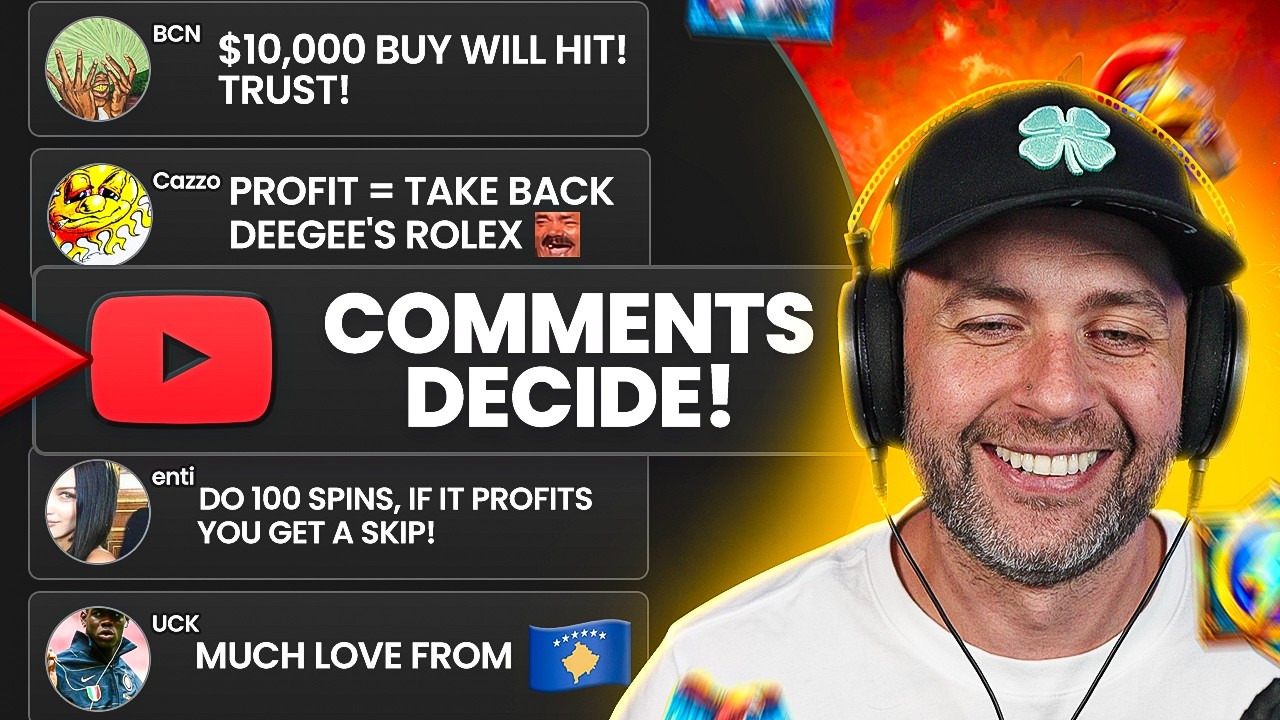 MY VIEWER'S COMMENTS DECIDE THE GAMES TO BONUS BUY!!