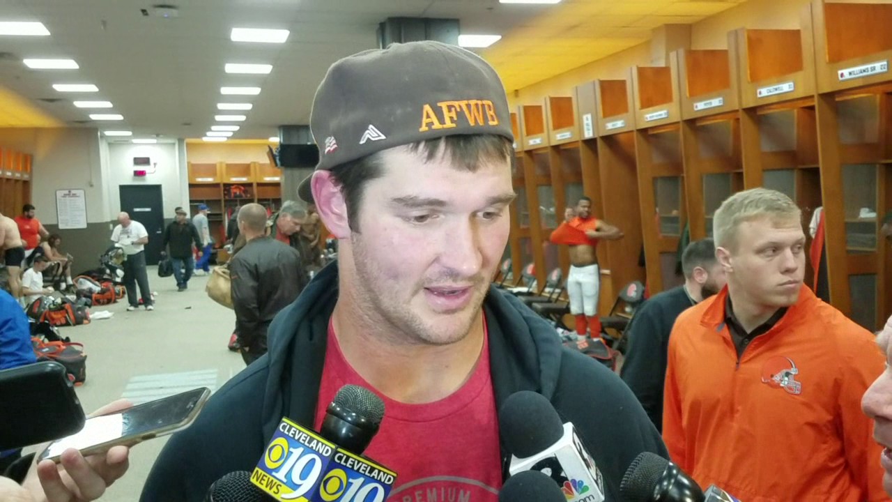 Cleveland Browns TE Gary Barnidge talks about offensive woes against the Steelers