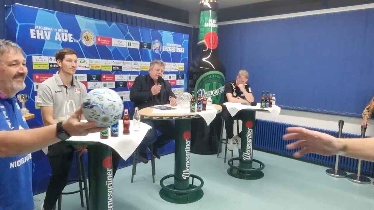 Pressekonferenz EHV Aue vs. HBW Balingen-Weilstetten 2 35:38 (15:16)I 3.Liga