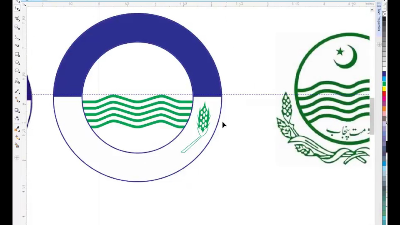 How to create a logo of GOP, PVTC, VTI