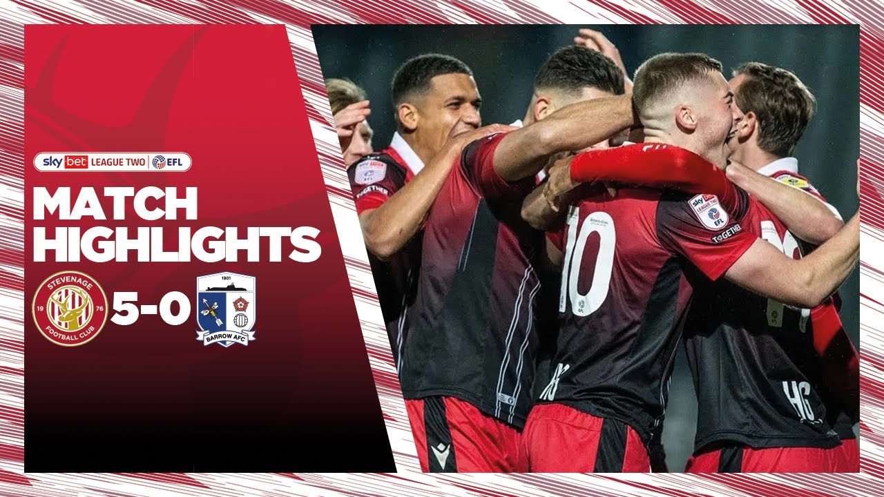 Stevenage 5-0 Barrow | Sky Bet League Two highlights