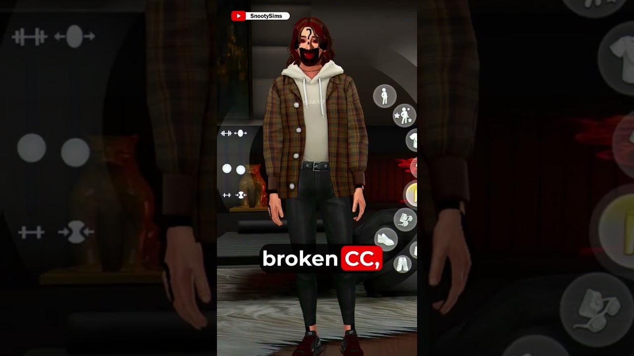 УДАЛЯЕМ СЛОМАННЫЕ CC *Это реально работает?*😲 #thesims4 #sims4 #сломанныеCC #shorts