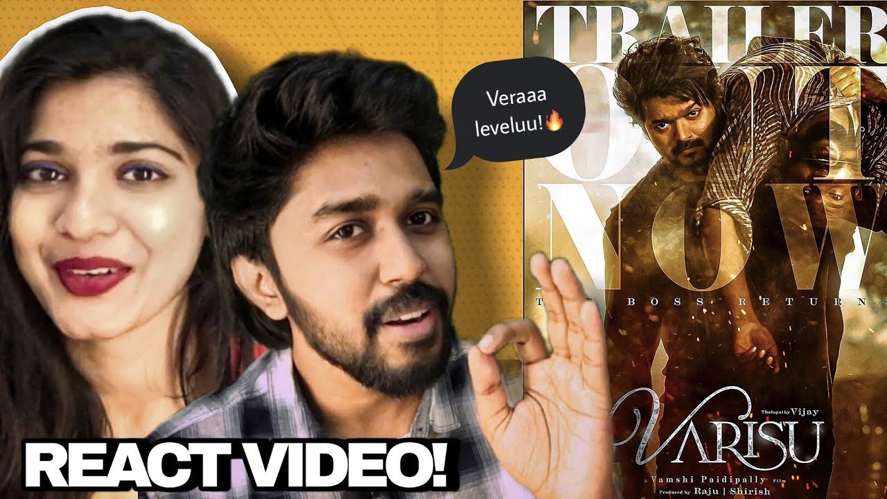 Varisu Trailer | Couple Reaction | Thalapathy Vijay | Rashmika | Thaman | Vamshi Paidipally |