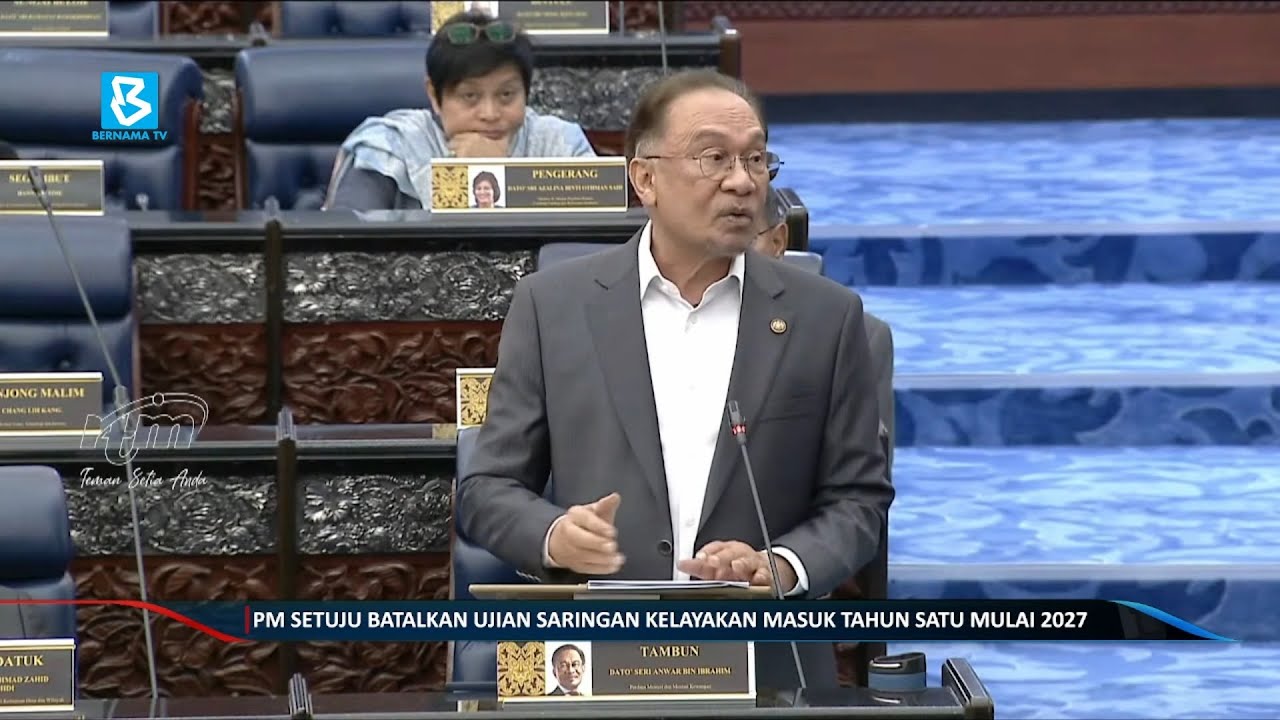 PM setuju batalkan ujian saringan kelayakan masuk Tahun Satu mulai 2027