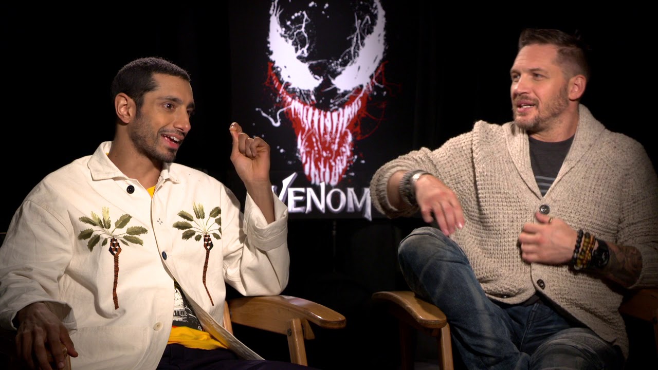 Venom: Tom Hardy & Riz Ahmed Official Movie Interview | ScreenSlam