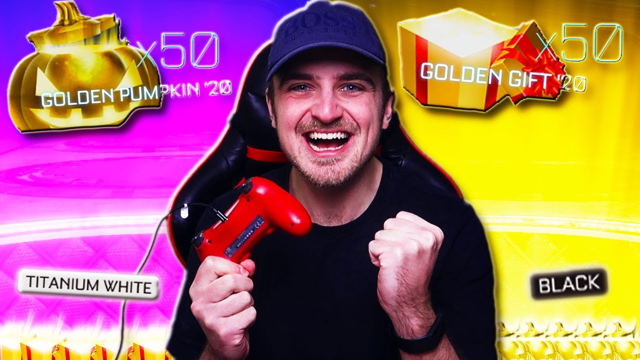 Opening 100 of the *NEWEST* Golden Crates in Rocket League! [BLACK MARKETS & PAINTED EXOTICS!]