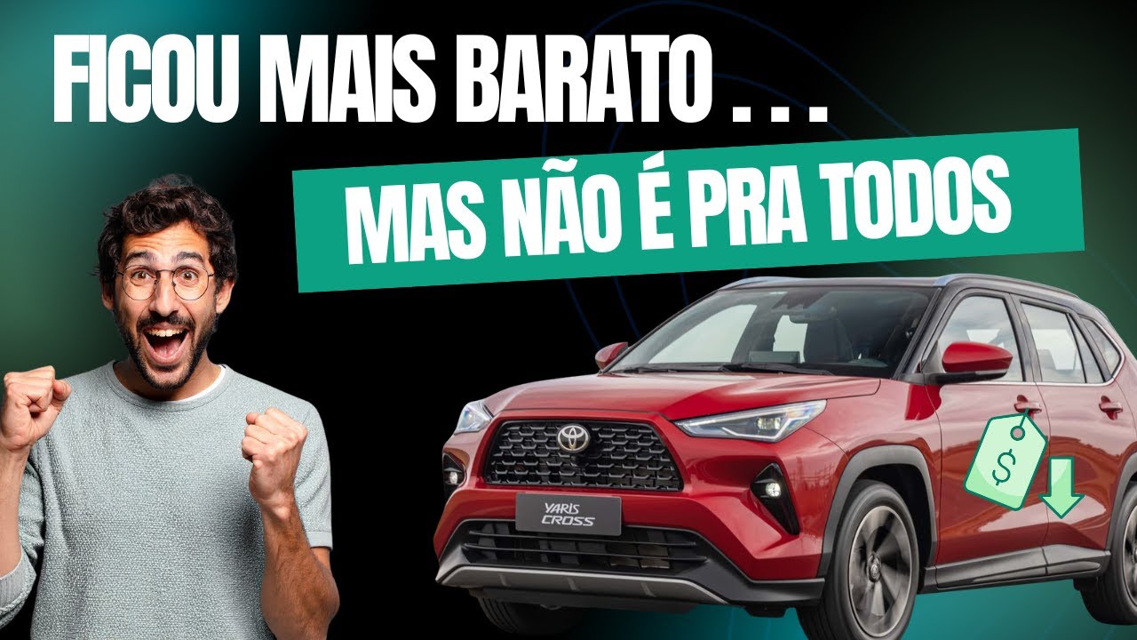 O Yaris Cross ficou mais barato, mas não do jeito que esperavam!