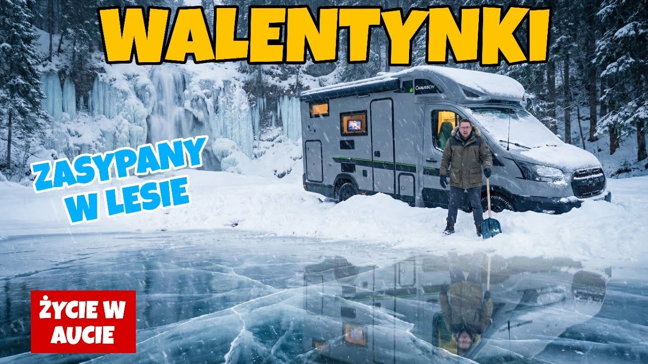 Samotne Walentynki w Kamperze. Od Lodowiska do Odcięcia od Świata 🚐💔