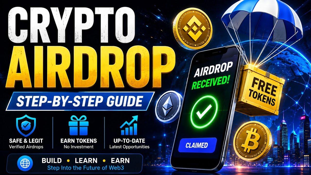 Crypto Airdrop Explained | Step-by-Step Web3 Guide