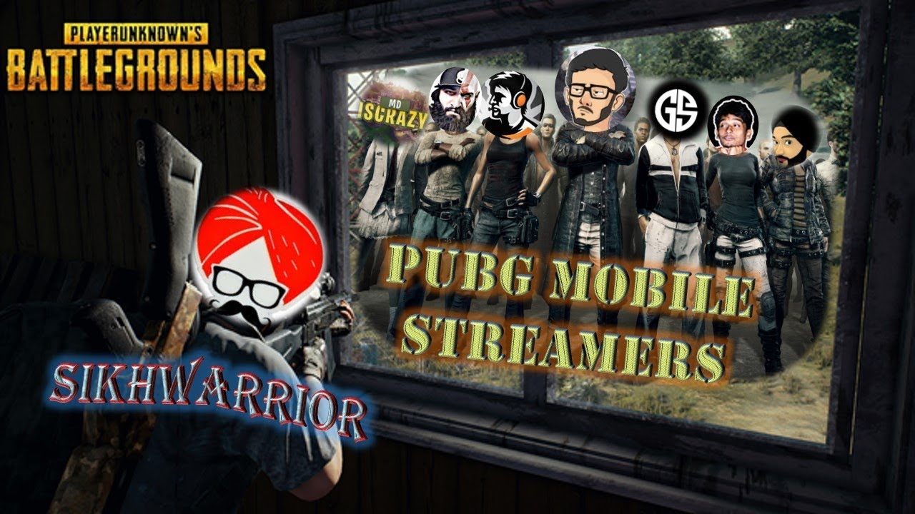 SIKHWARRIOR VS PUBG MOBILE STREAMERS || (CARRYISLIVE, GUNSHOT, DYNAMO GAMING, DADDYCOOL, MDISCRAZY)