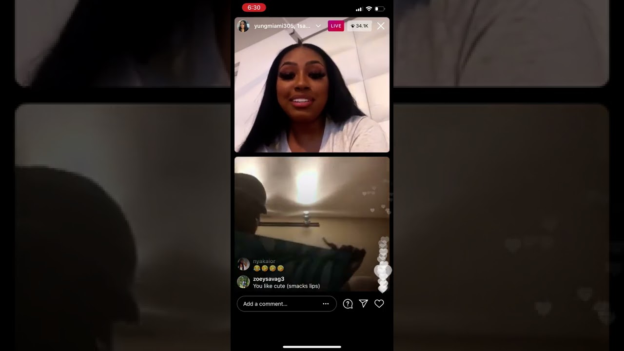 Saucy Santana & Yung Miami live