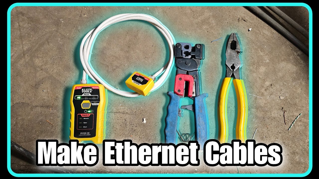 How to make Ethernet Cat 5/6 cables