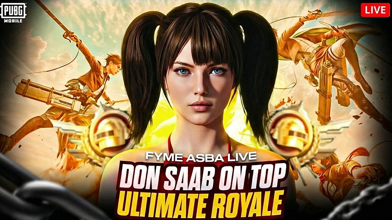 Ultimate Royal Rank Push Road To Top  fymeAsbaLive |fymeAsba | Pubg Mobile Live Stream 💥