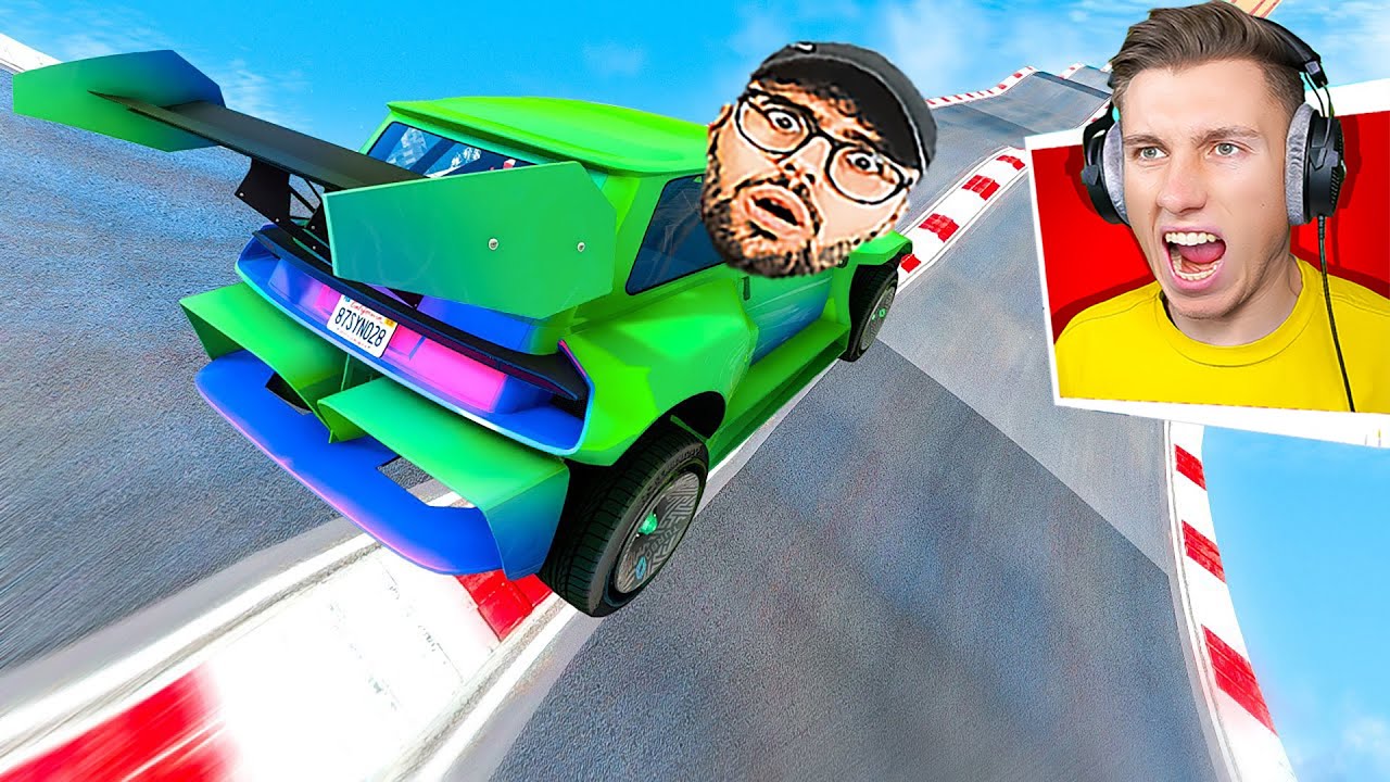 wer BRICHT zuerst bei der MEGARAMPE in GTA 5