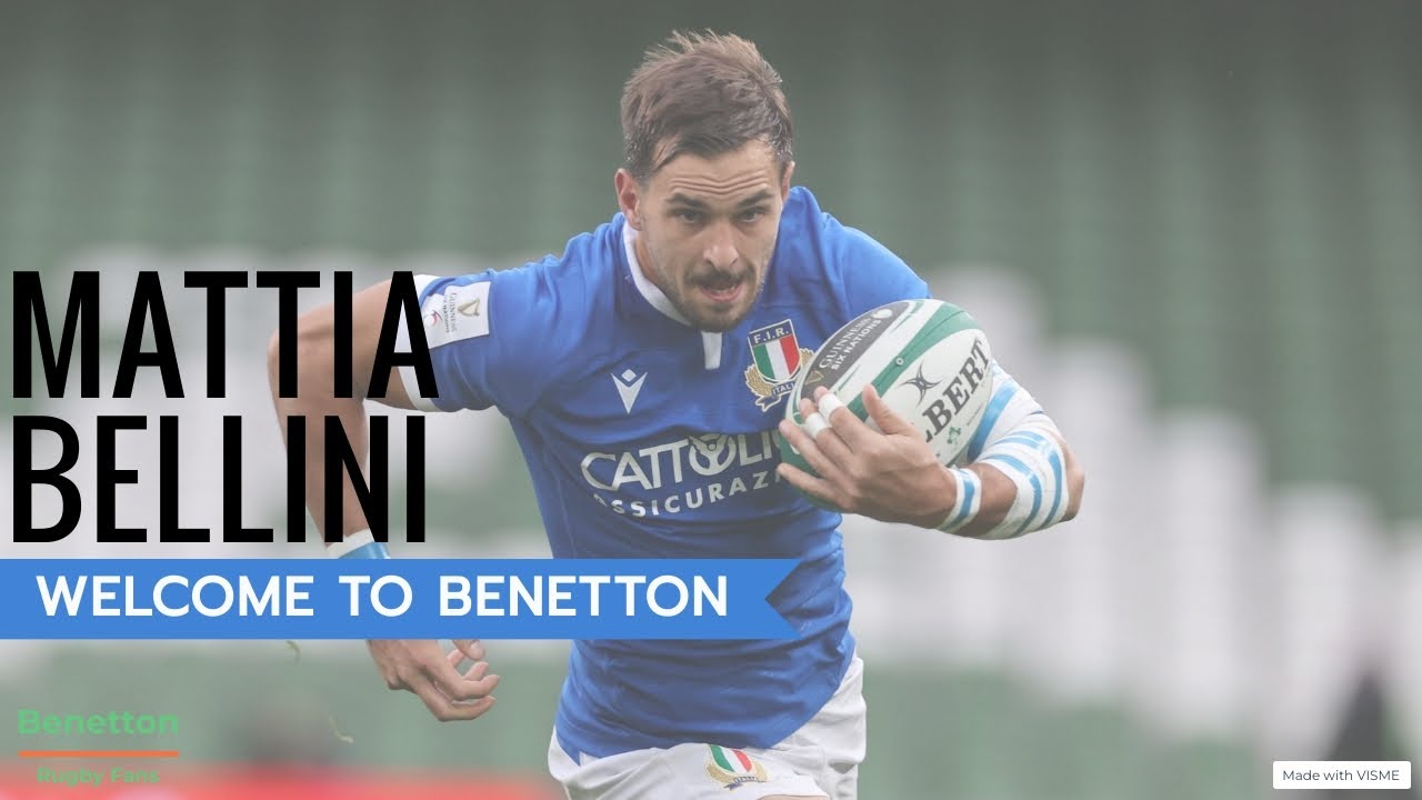 Mattia Bellini - Italy & Zebre Rugby Highlights - Welcome to Benetton