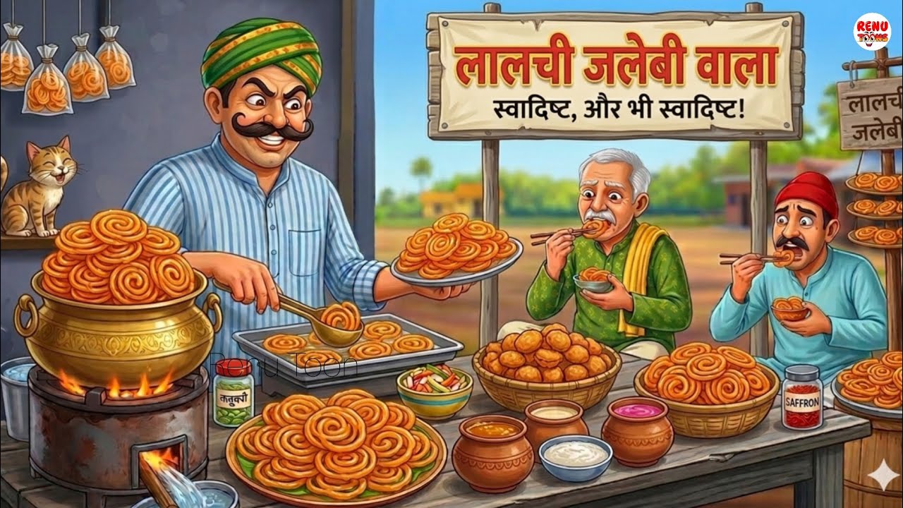 लालची जलेबी वाला | Greedy Jalebi Wala | hindi kahaniya | hindi stories | hindi kahani  moral stories