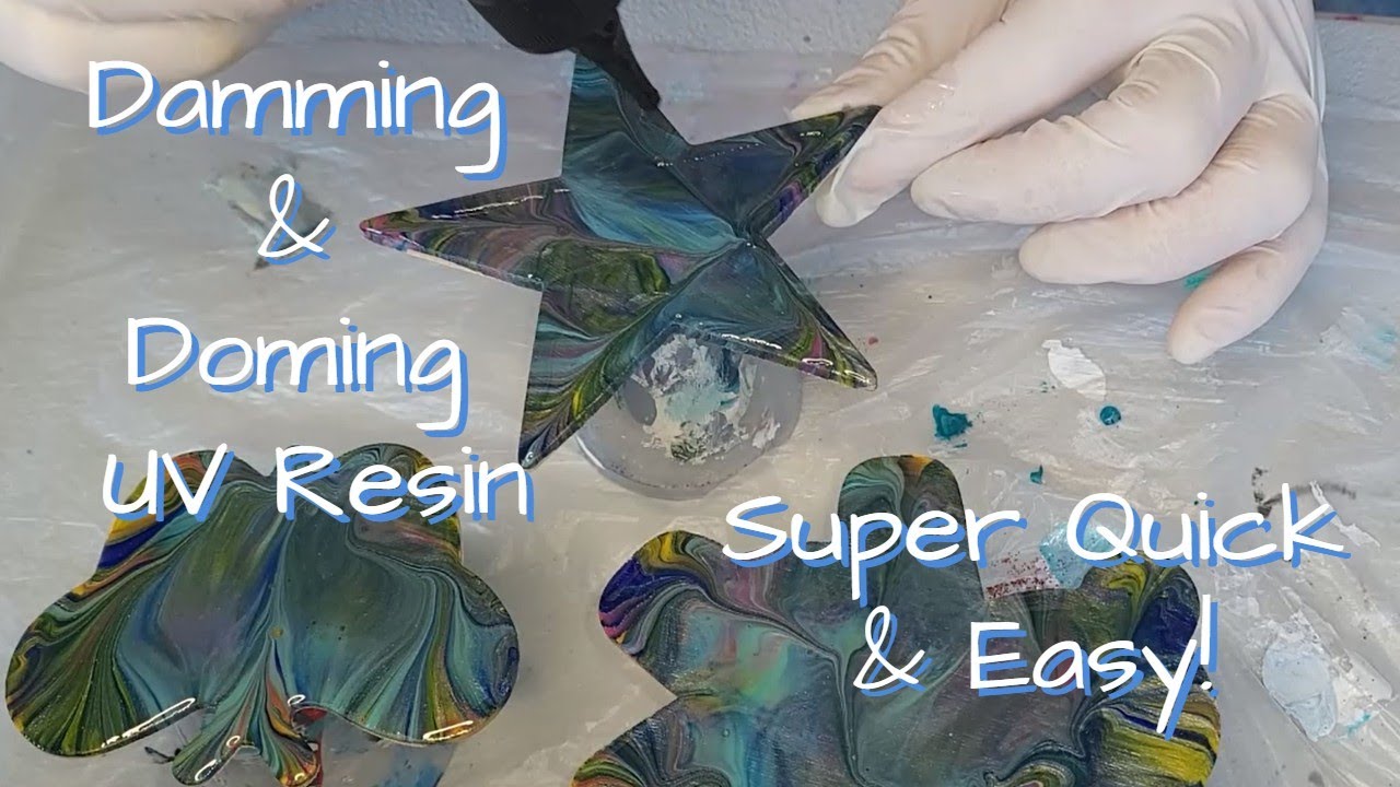 Super Quick UV Resin Damming and Doming Tutorial 1