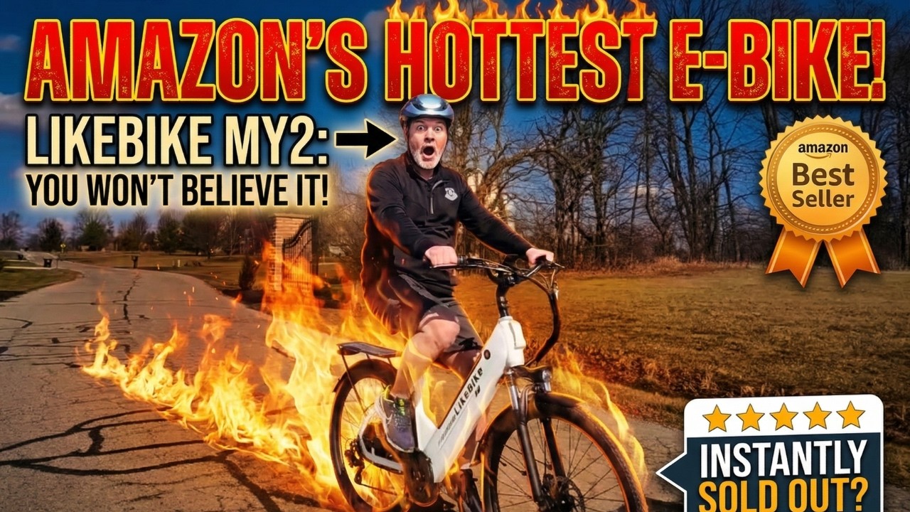 Я протестировал самый продаваемый электровелосипед на Amazon — Likebike MY2.