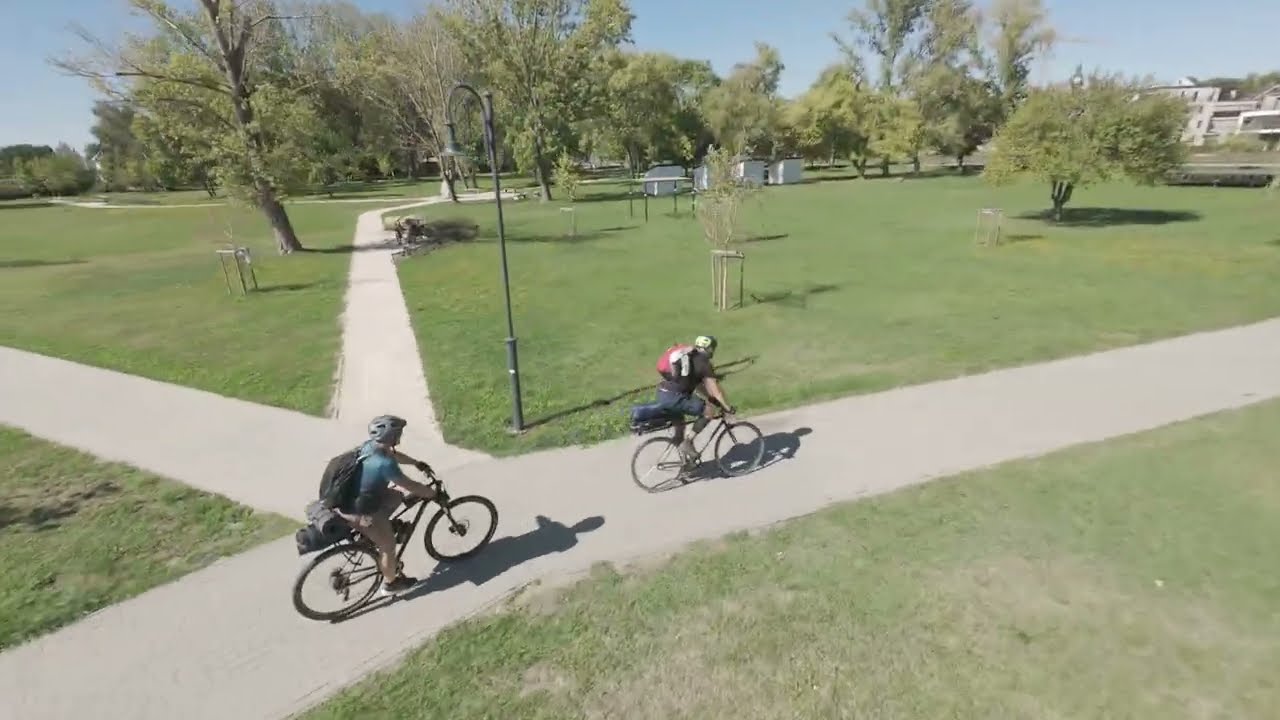 Bikepacking from Bratislava to Lake Balaton  | 180km Ride, Hammock Camping & Lake Views