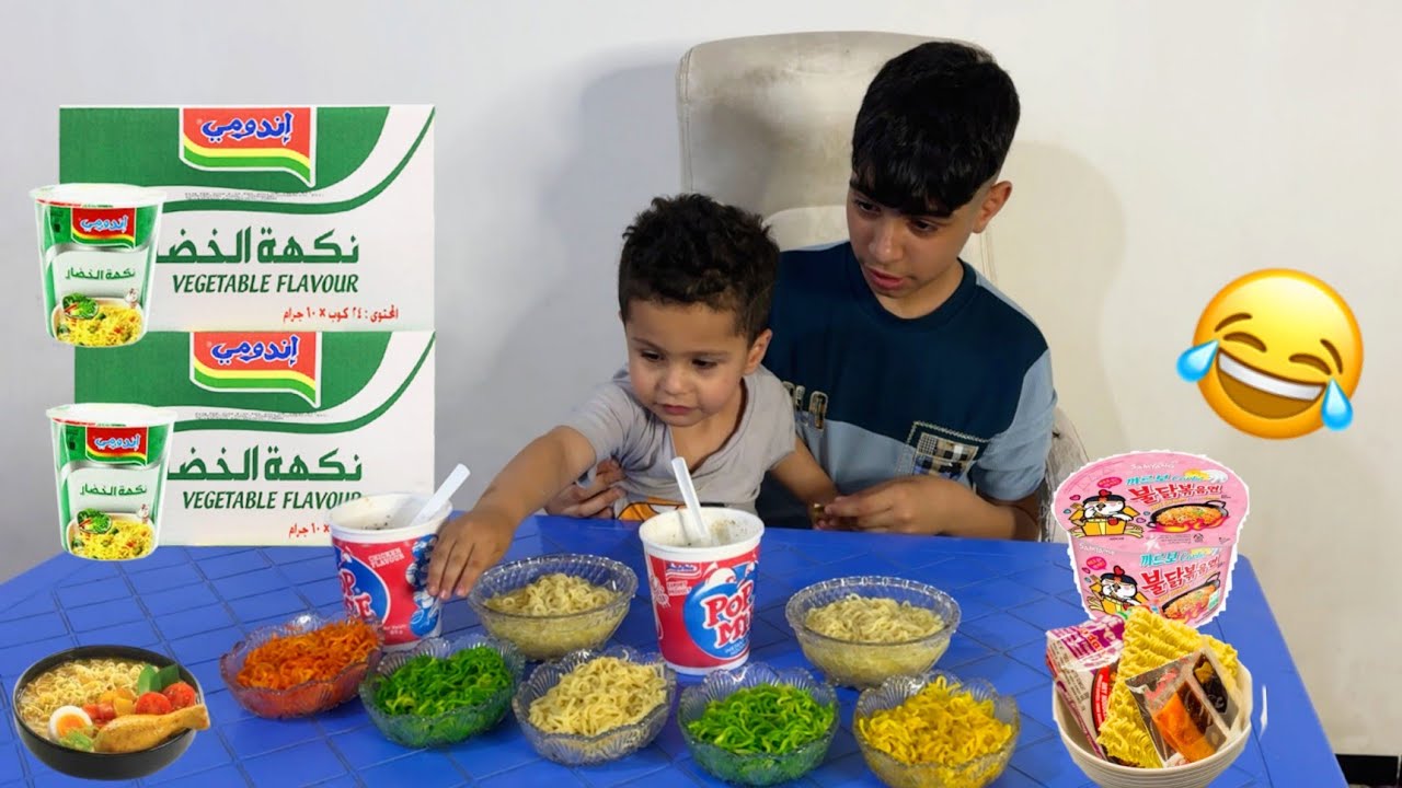 شباوي صار تاجر اندومي ويبيع على جهال 😂 #تحشيش
